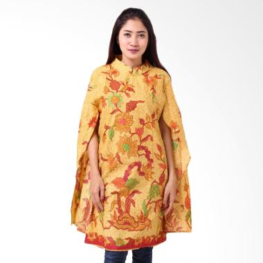 Batik Distro BA8815 Tunik Kaftan Blus Wanita - Kuning