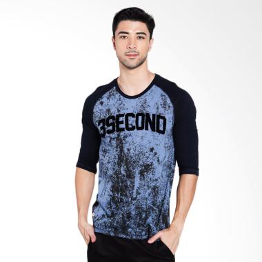 3SECOND Men 4312 T-Shirt Pria - Blue 143121712