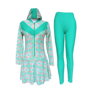 Rainy Collections Motif Batik Bunga Baju Renang Wanita Muslim