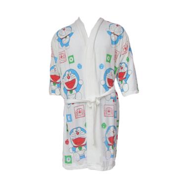 Rainy Collections Karakter Doraemon Handuk Kimono Anak - Putih