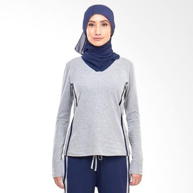 LEE VIERRA Ellie Loose Tee Long Sleeve Atasan Wanita