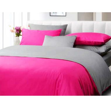Ellenov Katun Prada Polos Set Sprei - Fanta Grey
