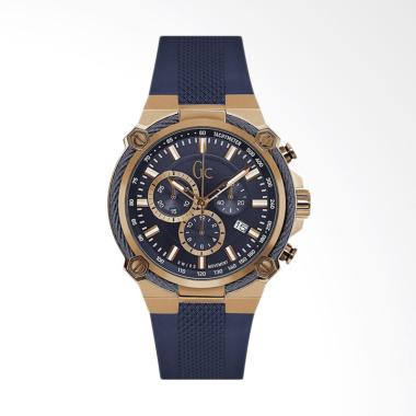 Guess Collection Cable Force Jam Tangan Pria - Blue [GC Y24006G7] Blue