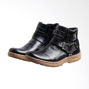 BSM SOGA Sepatu Boots Pria - Black [BRD 775]