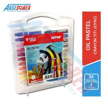 Oil Pastels Crayon Titi [24 pcs] / Alat Tulis Gambar Pensil Krayon 24 Warna Multicolor