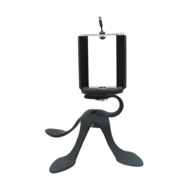 Gekkopod Tripod Kaki Cicak untuk Smartphone With Clamp Size M - Black