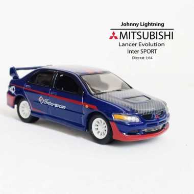 Johnny Lightning Mitsubishi Lancer Evolution Edisi Inter Sport 1:64