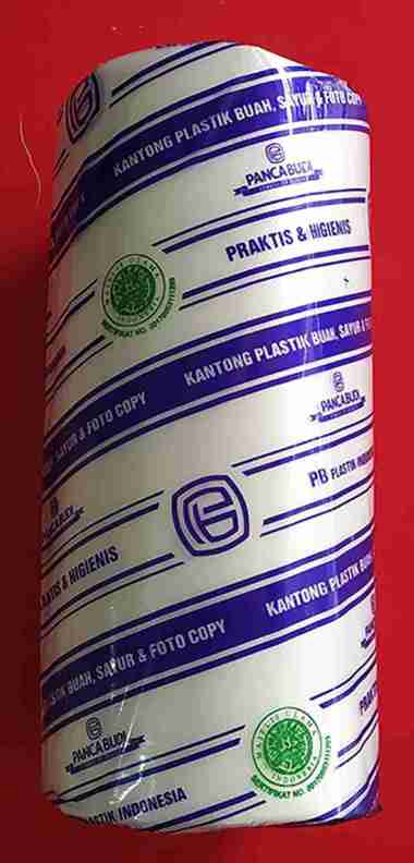 Kantong Buah Kantong Sayur Plastik Fotokopi Plastik HD Roll - 25x40 cm