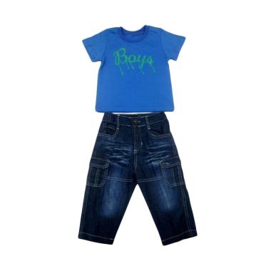 Wonderland Jeans Boys Setelan Anak Laki-laki - Blue
