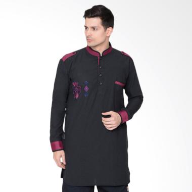 Zayidan Baju Muslim Gamis Sufyan – Hitam