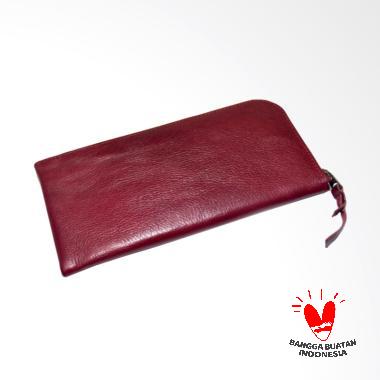 Basics-Q New Tussel Long Wallet Dompet Wanita - Red