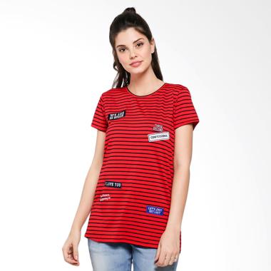 3 Second Ladies 6001 160011822 T-Shirt Wanita - Red