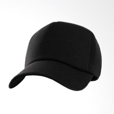 Elfs Shop Baseball Bill Up Cap Fleece - Hitam