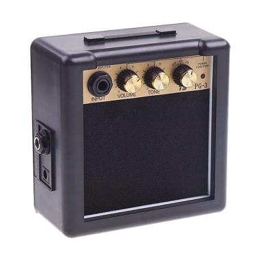 iBegu Amplifier Mini Gitar Elektrik 3W - PG-3 - Black
