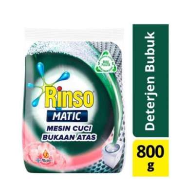 Promo Harga RINSO Detergent Matic Powder Top Load 800 gr - Blibli