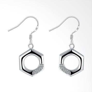 SOXY LKNSPCE795 New Exquisite Fashion Square Diamond Earrings