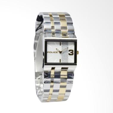 Police PL.10501BST-28MA Line Crystal Jam Tangan Wanita - Silver Gold