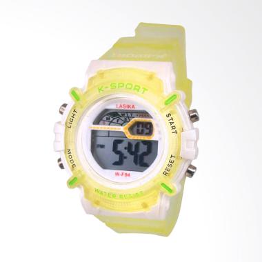 Lasika Sport Digital Jam Tangan Unisex - Yellow [W-F 94Transparant]