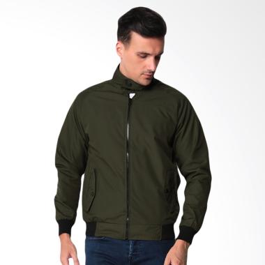 Elfs Shop Harrington 2 in 1 AM Jaket Pria - Hijau Army