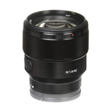 SONY FE 85mm f/1.8 Full Frame Lensa Kamera - Hitam