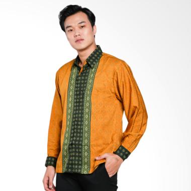 Blitique Abimayu Kencana Kemeja Batik Pria - Gold