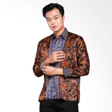 Blitique Aryan Tanjung Batik Kemeja Pria - Gold