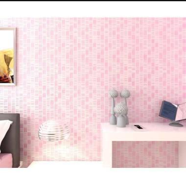 Jual Walpaper Dinding Warna Pink Online Baru Harga Termurah