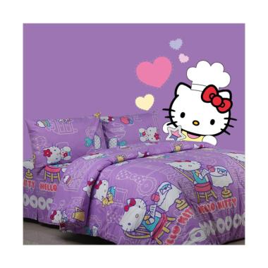 Sierra Hello Kitty Wardrobe Set Sprei - Ungu