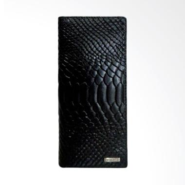 Eagle Genuine Leather Dompet Panjang Pria - Black [3301]