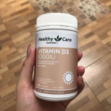 D3 Healthy Care Vitamin D3 1000IU 250 softgel