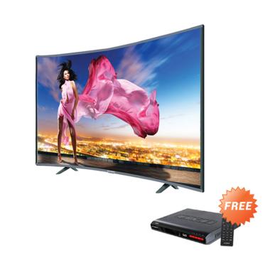 Ichiko S3998 Curve Basic Televisi L ... + Free Set Top Box DVB T2