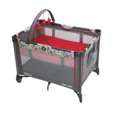 Graco PNP Base Signal Tempat Tidur Bayi - Red Red