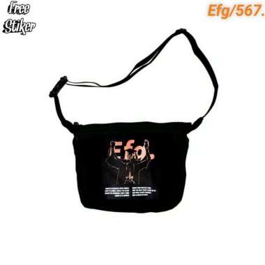 (Murah) Sling Bag Efg - Problem - Skymo - Goks Tas Selempang Pria Wanita Skull Wisuda