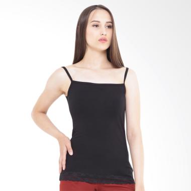 Mobile Power L6835 Big Brocade Bottom Tank Top Wanita