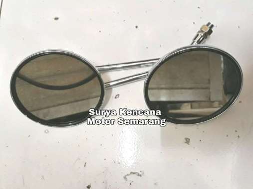 Spion bulat pendek Vespa Super Sprint Bajaj Bagol PX Spartan