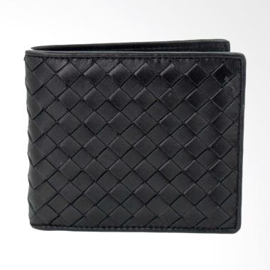 Bottega Veneta BTV SMTR Dompet Pria - Black