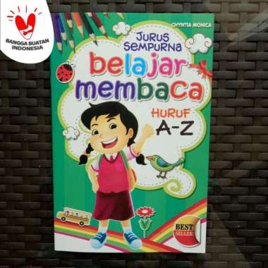 Buku Anak TK PAUD - Belajar Membaca Huruf A-Z