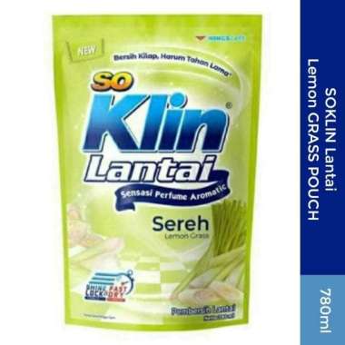 So Klin Lantai Lemon Grass Pouch 780ml