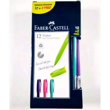 Pulpen Tripen Faber Castell 12+2