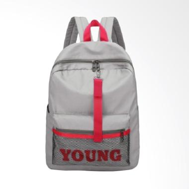 Fashion 0930070115 Young Fashion Import Tas Ransel Wanita - Gray