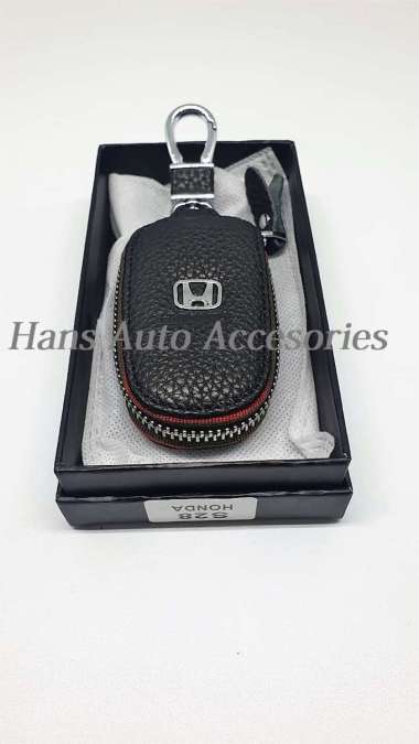 Dompet kunci mobil / Gantungan kunci mobil motor / Dompet stnk kulit / Key Holder logo honda toyota 