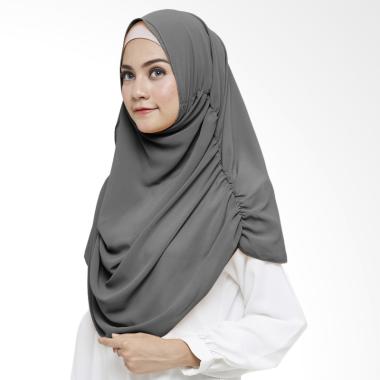 Cotton Bee 2 Faces Nurzahra Jilbab Instan - Dolphin Grey
