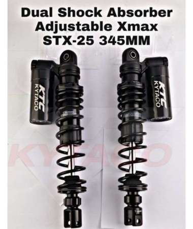 KTC Kytaco Honda PCX 150 Yamaha Xmax 250 STX25 STX-25 345mm Click Klik Rebound Adjustable Tabung Ata