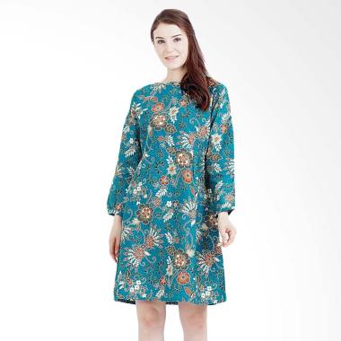 Latusca Azalea Dress Batik Wanita - Hijau