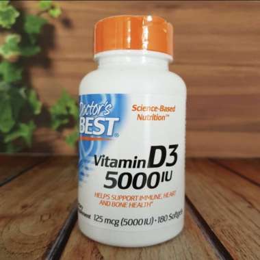Doctor's doctor doctors best vitamin d3 vit d3 vitamin d vit d 5000iu 5000 iu 180