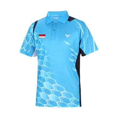 Victor Indonesia Player Kaos Olahraga Pria - Blue [S5004 M]