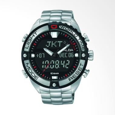 Alba Stainless Steel Jam Tangan Pria - Black [AZ4039X1]