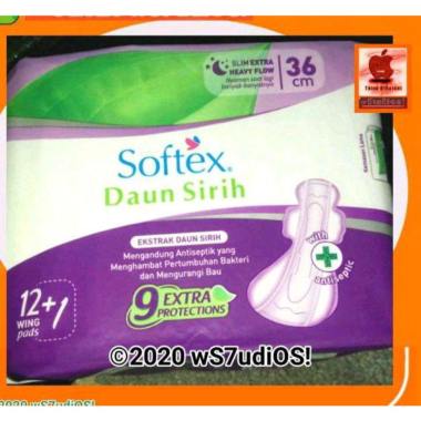 Softex Daun Sirih Wing 36 Cm 12+1 Pad Kualitas Terjamin