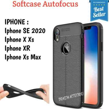 Autofocus Iphone SE 2020 X XR Xs Max Softcase Silikon Case Kulit Shockproof Casing Silicone SE 2020