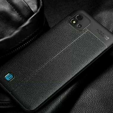 Autofocus Realme C20 C21 Softcase Silikon Leather Case Kulit Shockproof Casing Silicone TPU Cover C2